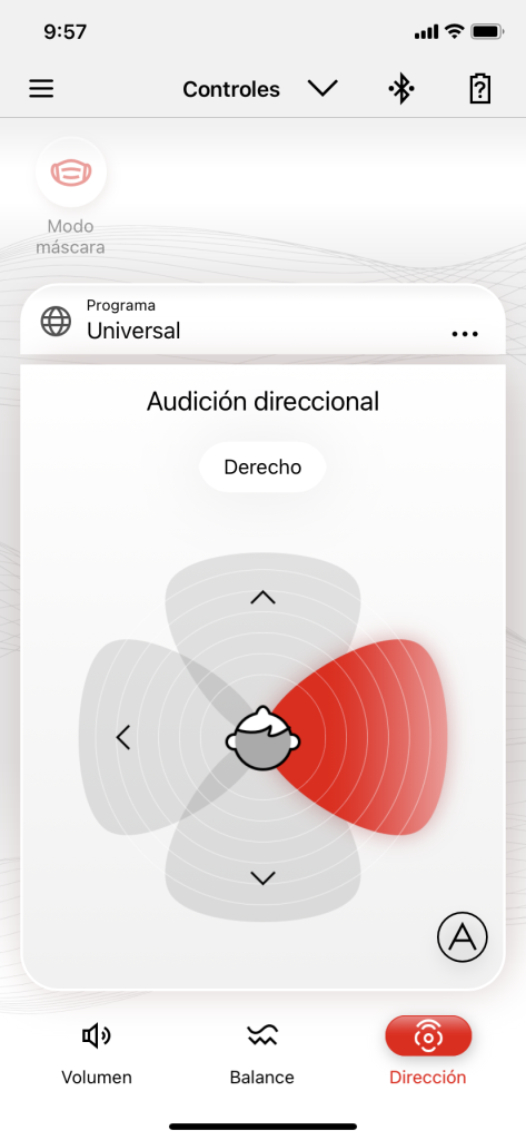 Audio Lago Audïfonos Signia App de control móvil