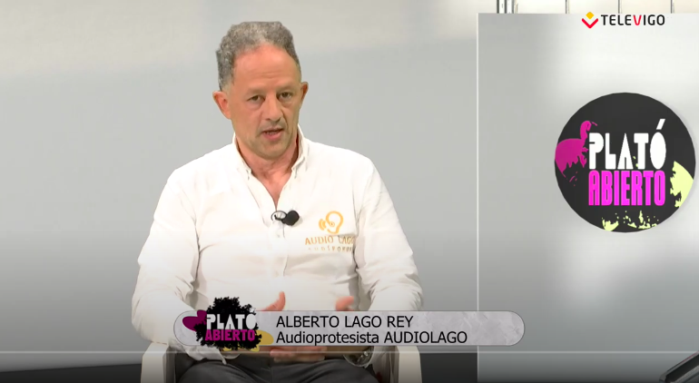 Alberto Lago en el programa Plató Abierto de Televigo